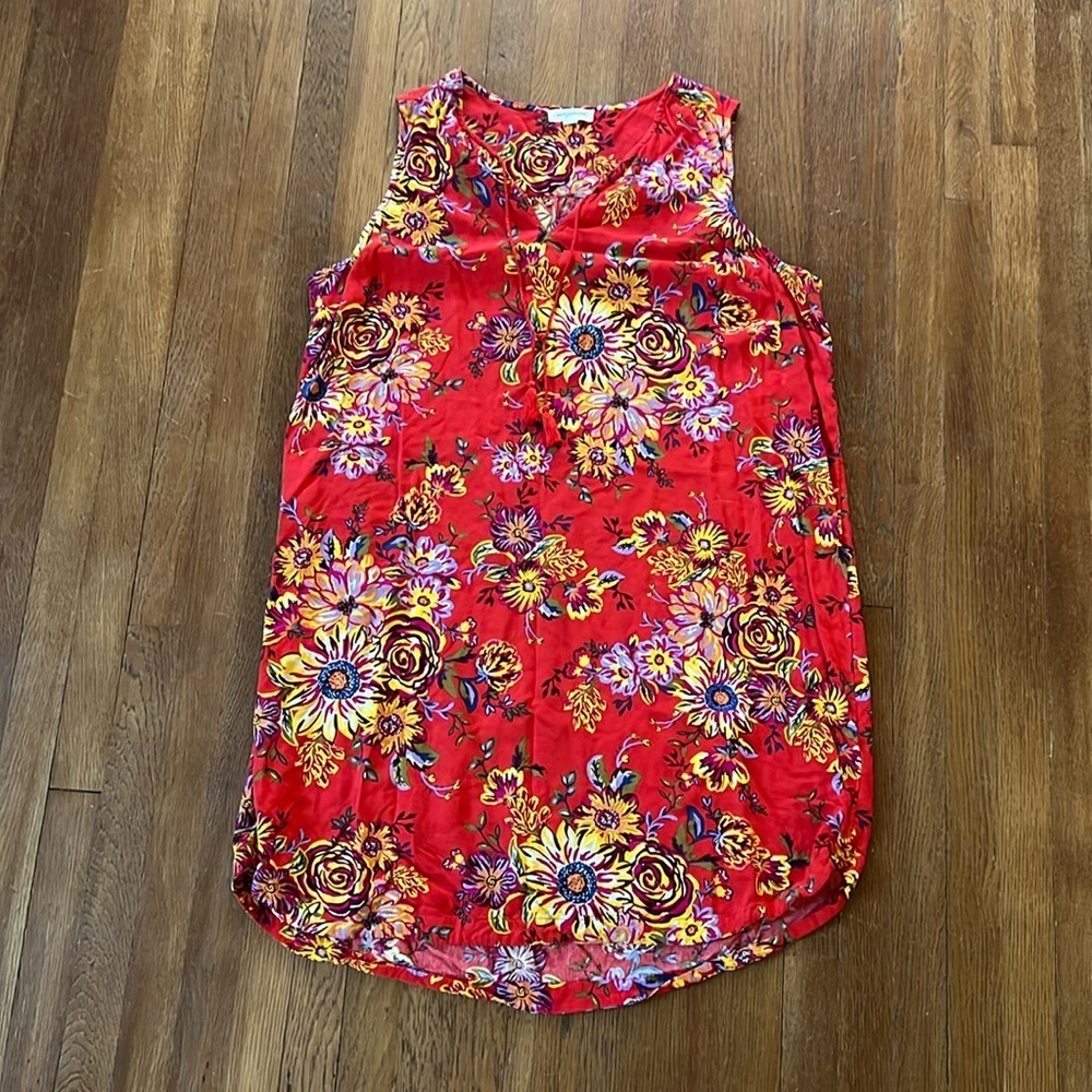 Beachlunchlounge Viscose Floral Print Dress